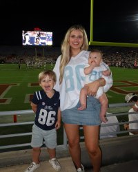 Cali Prieskorn Explains Why She and Her 2 Kids Didn't Move With Husband Caden to Train for the NFL Draft